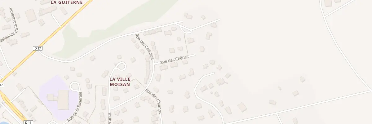 Plan du 10 Rue des Chênes à Rohan