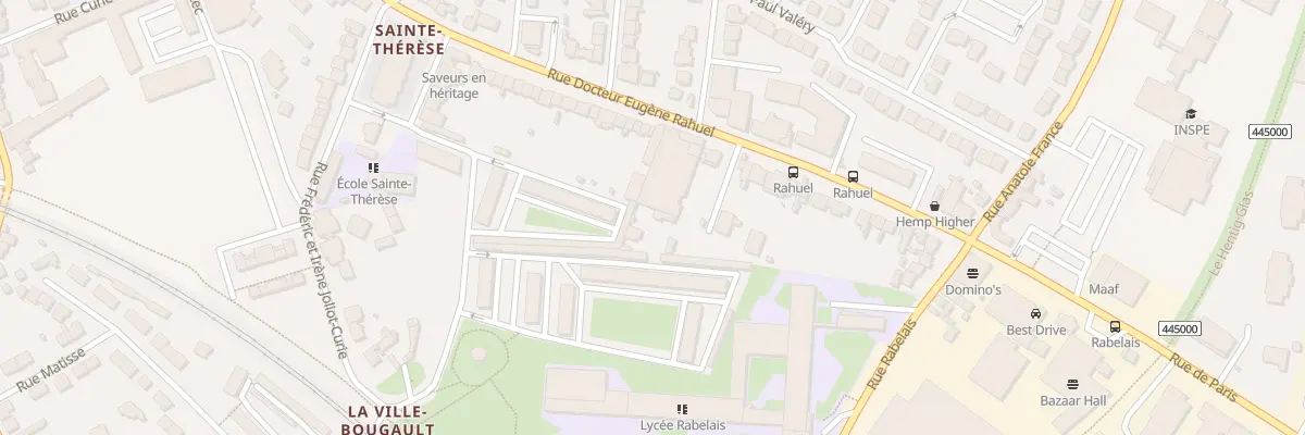 Plan du 46A Rue du Docteur Rahuel à Saint-Brieuc