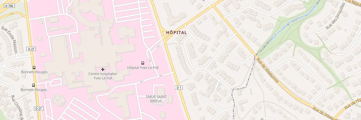 Plan du 18 Rue Maurice Bouladoux à Saint-Brieuc