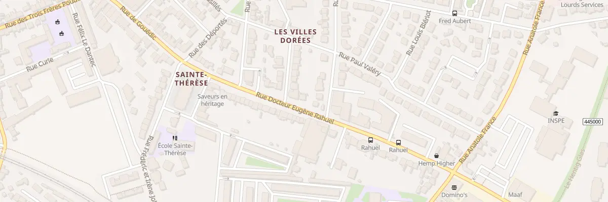 Plan du 29 Rue du Docteur Rahuel à Saint-Brieuc
