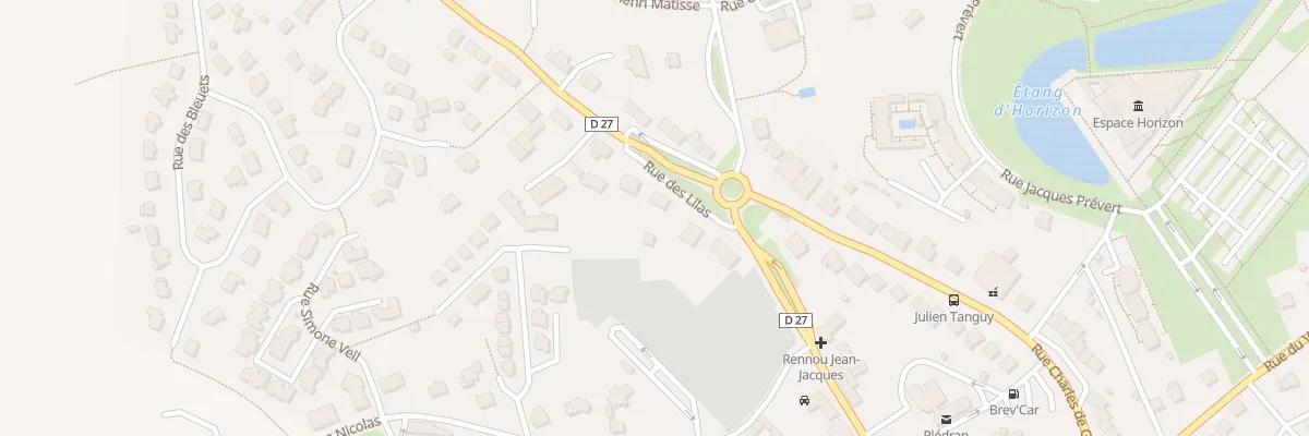 Plan du 5222 Rue des Lilas à Plédran