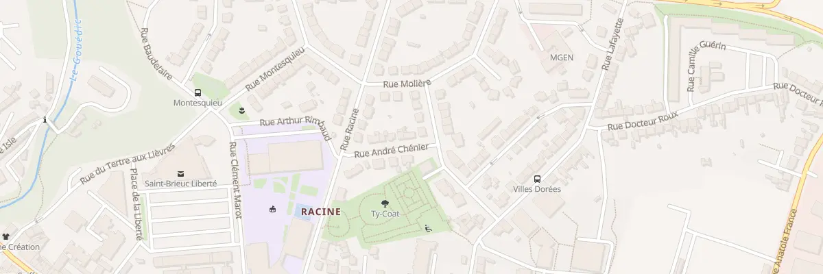 Plan du 11 Rue André Chenier à Saint-Brieuc