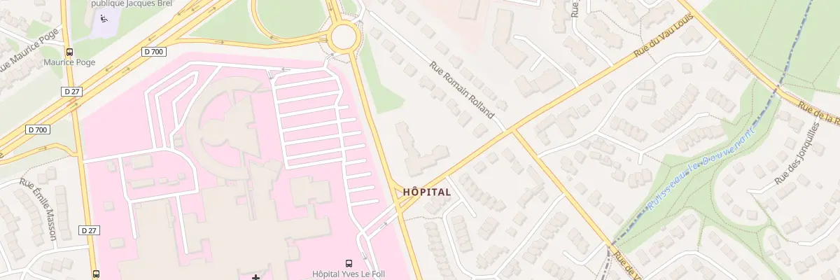 Plan du 16 Rue du Vau Louis à Saint-Brieuc