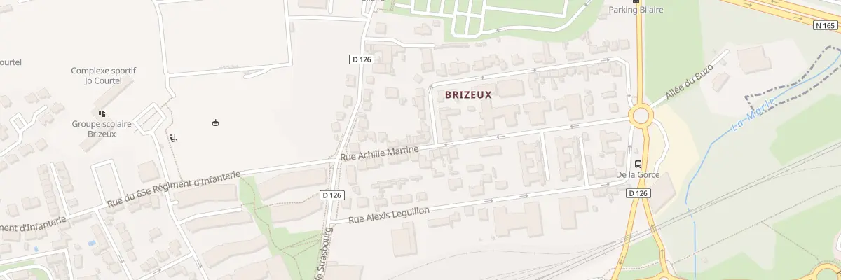 Plan du 11 Rue Achille Martine à Vannes