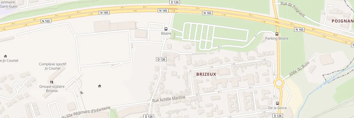 Plan du 30B Rue de Strasbourg à Vannes