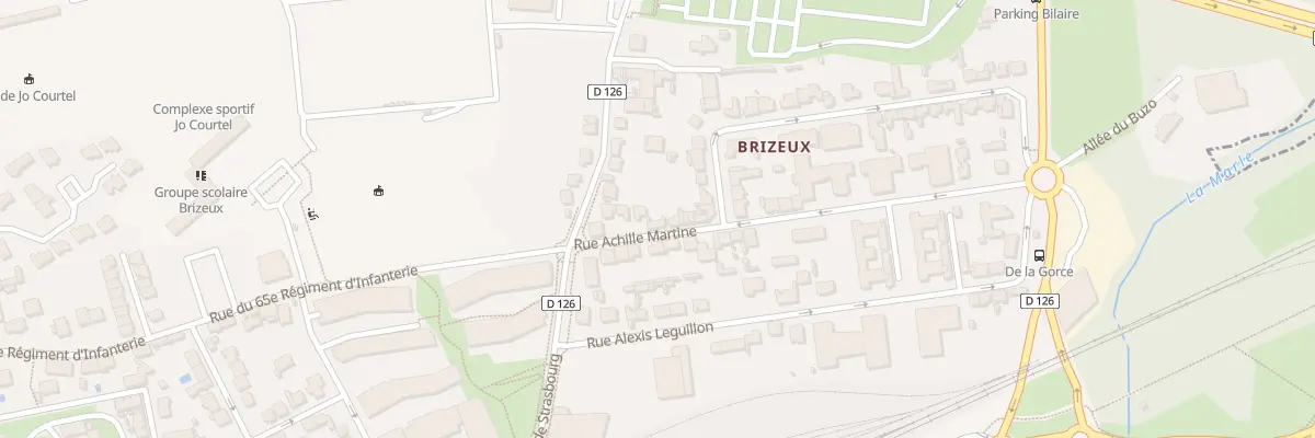 Plan du 5 Rue Achille Martine à Vannes