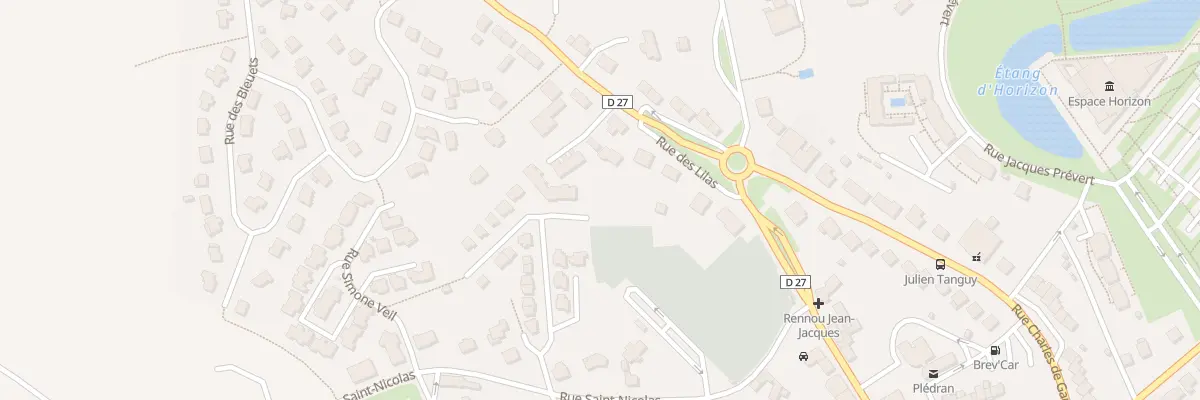 Plan du 6383 Rue des Lilas à Plédran