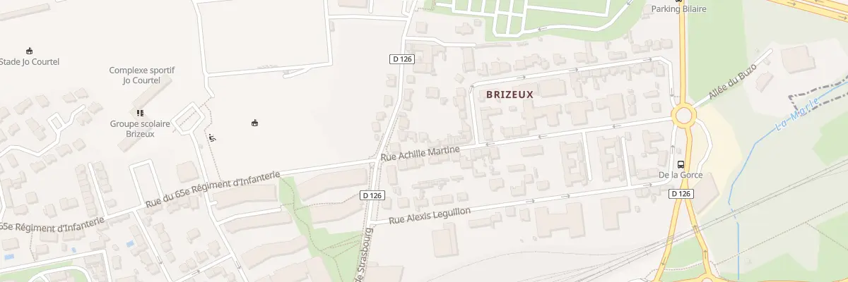 Plan du 3T Rue Achille Martine à Vannes