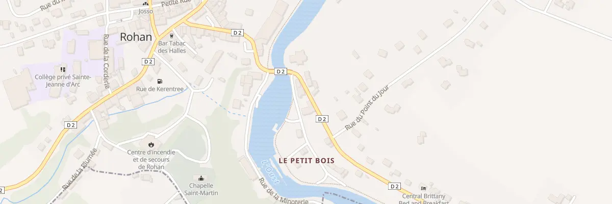 Plan du 4 Rue du Point du Jour à Rohan