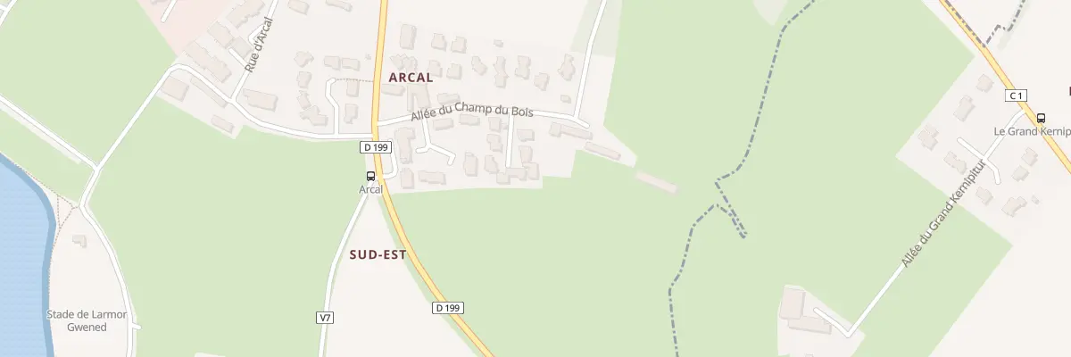 Plan du 9 All de la Métairie D’Arcal à Vannes
