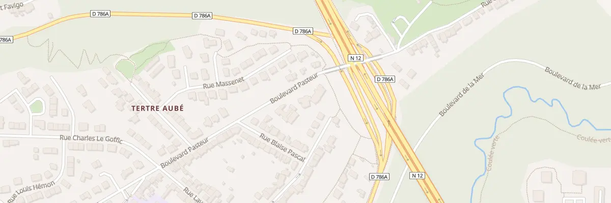 Plan du 68 Bd Pasteur à Saint-Brieuc