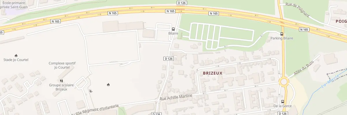Plan du 30 Rue de Strasbourg à Vannes