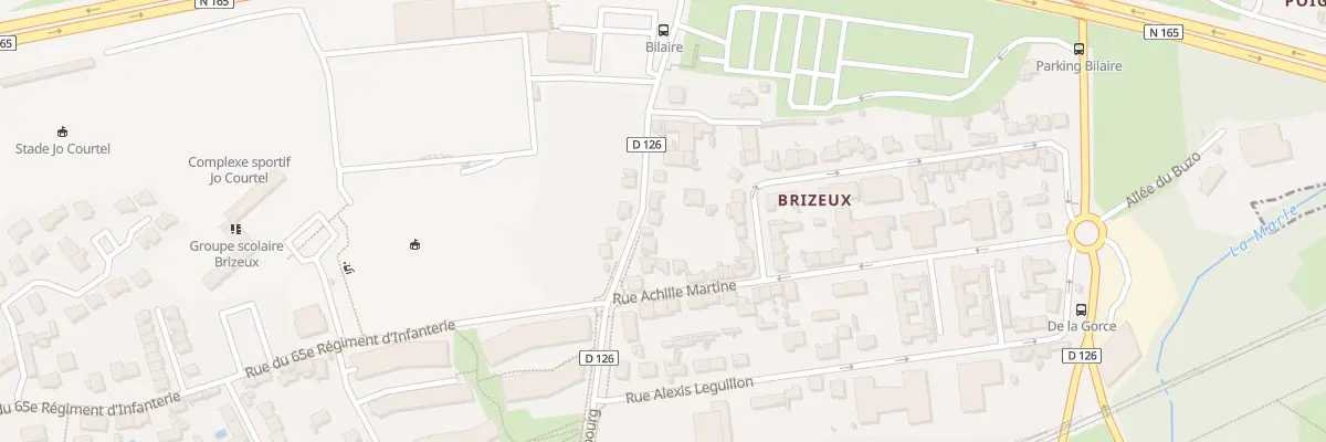 Plan du 20 Rue de Strasbourg à Vannes