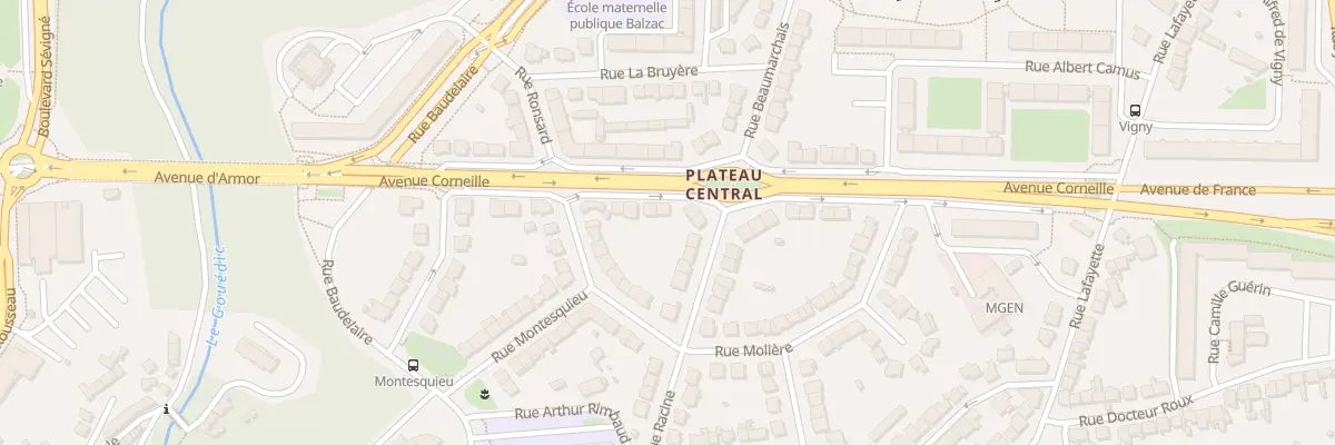 Plan du 26 Av Corneille à Saint-Brieuc