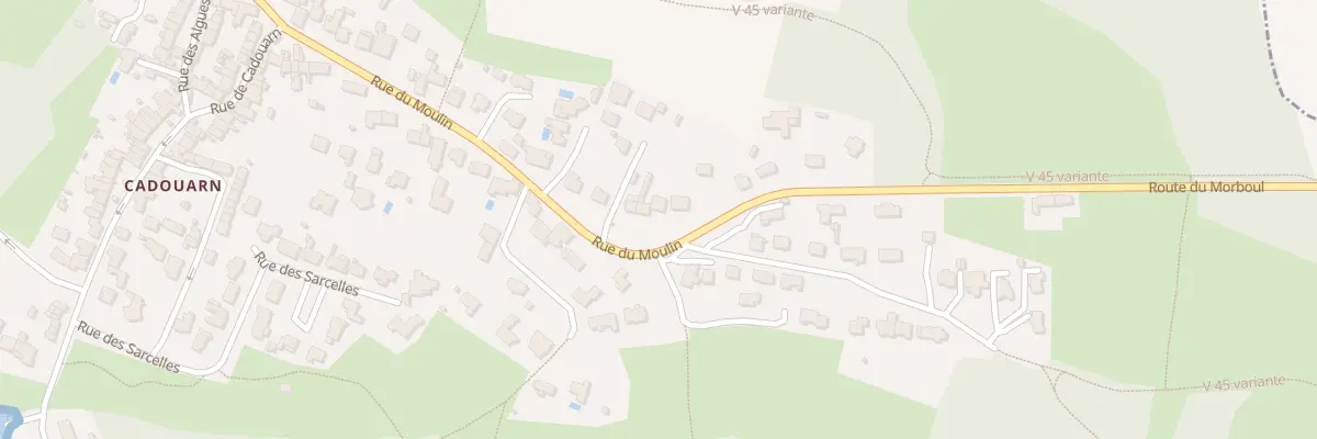Plan du 10B Rue du Moulin à Séné