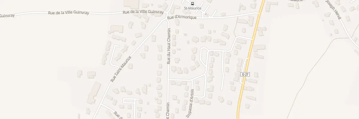 Plan du 12 Rue du Haut Chemin à Plédran
