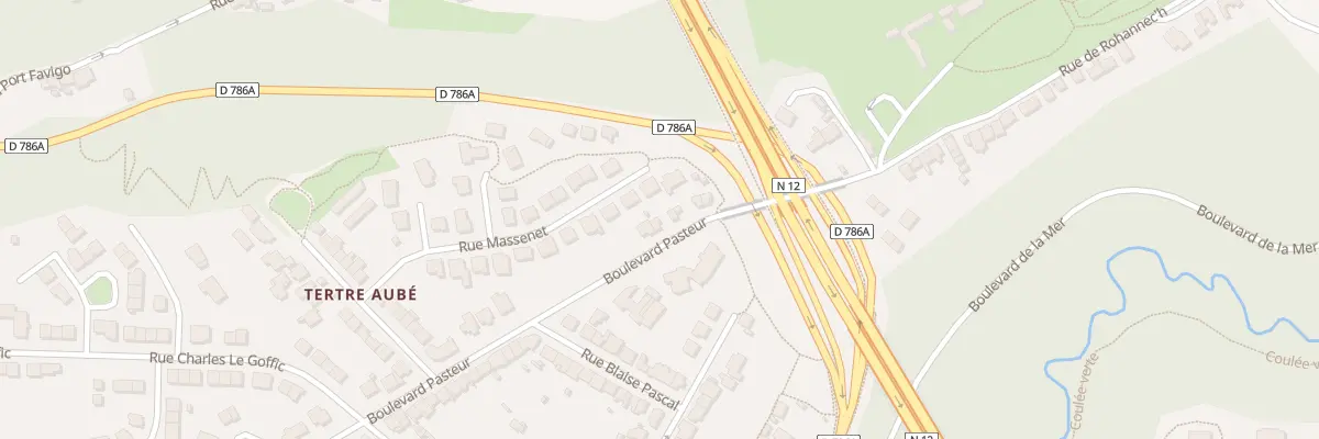 Plan du 87 Bd Pasteur à Saint-Brieuc