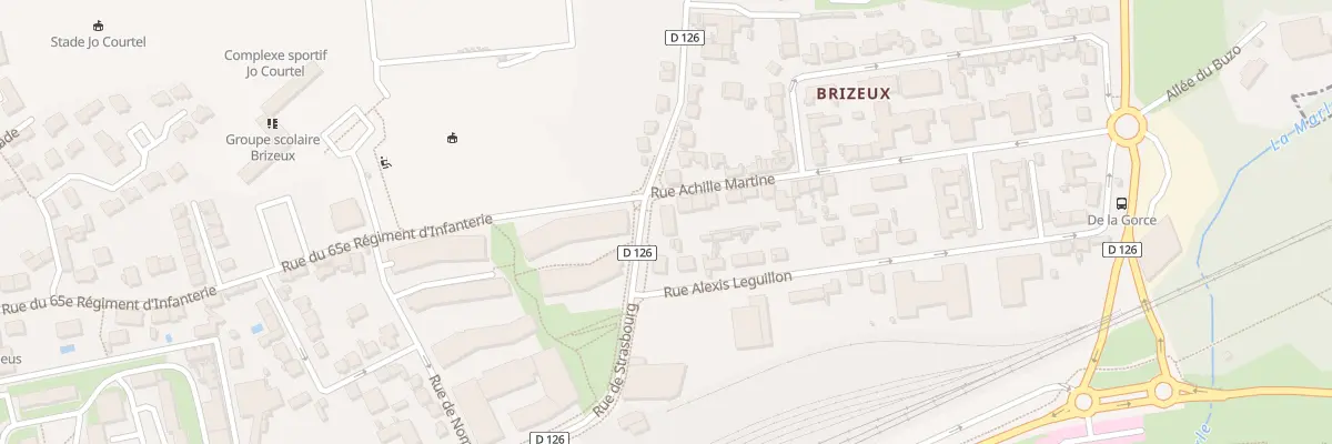 Plan du 16 Rue de Strasbourg à Vannes