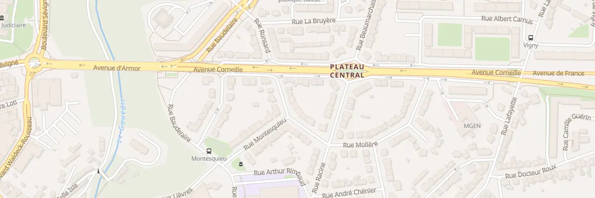 Plan du 5 Rue Molière à Saint-Brieuc