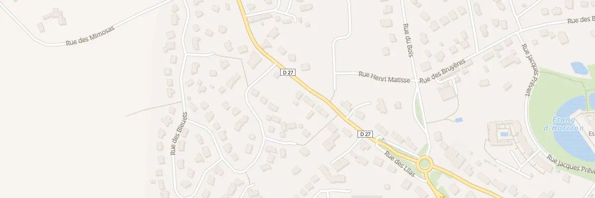 Plan du 23 Rue des Lilas à Plédran