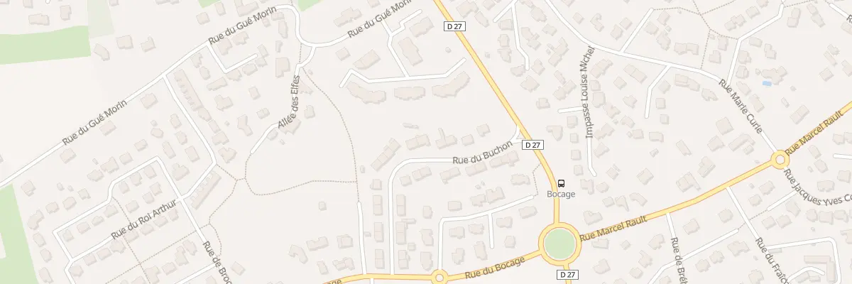 Plan du 10 Rue du Buchon à Trégueux