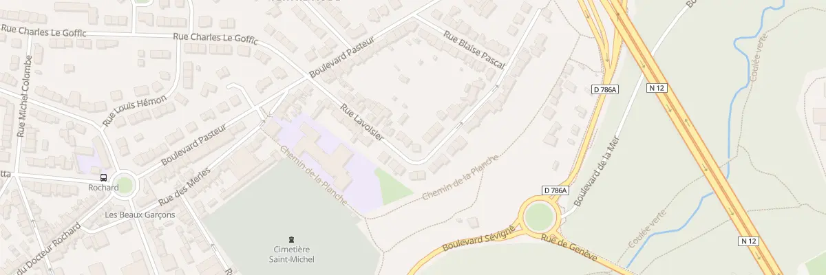 Plan du 23 Rue Lavoisier à Saint-Brieuc