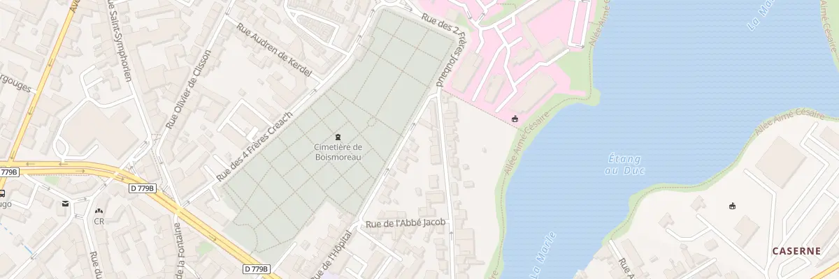 Plan du 29 Rue des 4 frères Crapel à Vannes