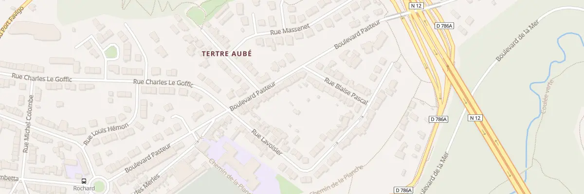 Plan du 52B Bd Pasteur à Saint-Brieuc