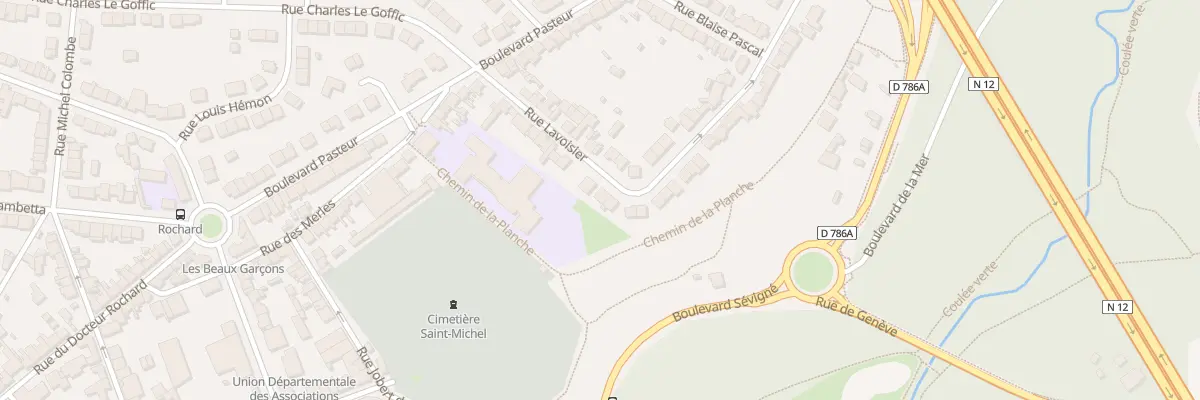 Plan du 28 Rue Lavoisier à Saint-Brieuc