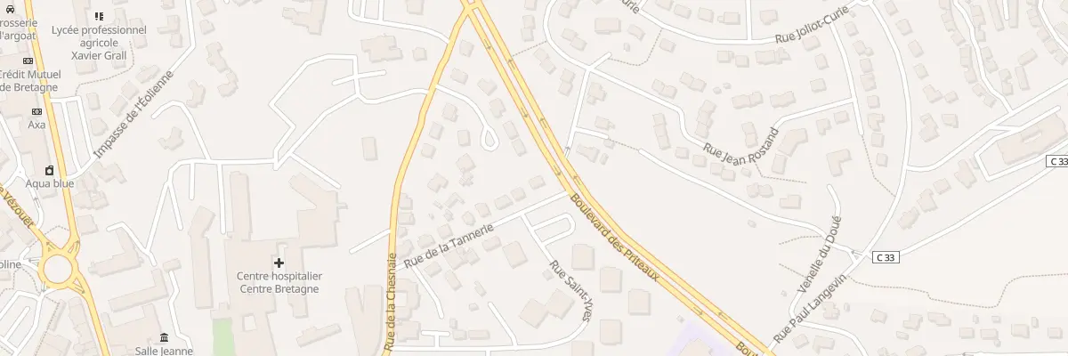 Plan du 15 Rue de la Tannerie à Loudéac