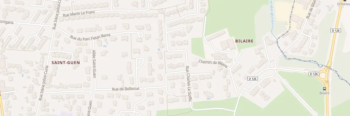 Plan du 21 Rue Charles Le Goffic à Vannes