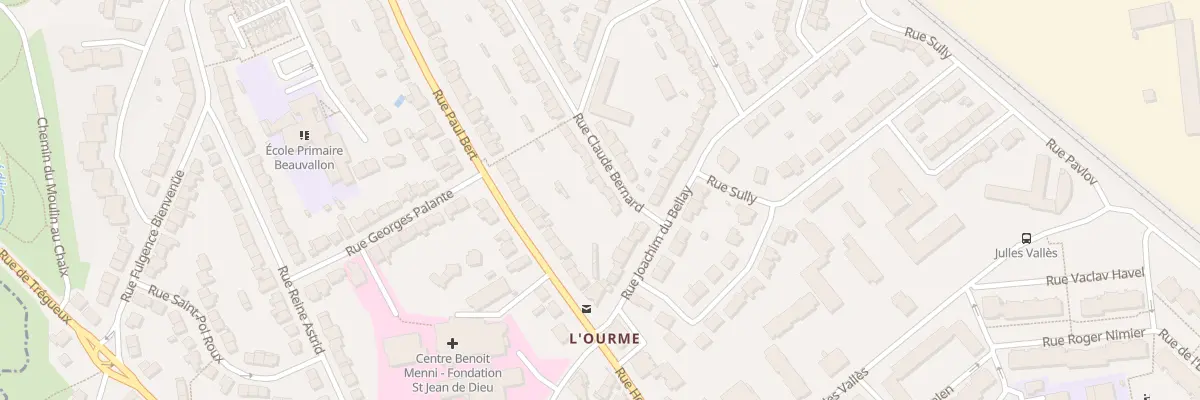 Plan du 54 Rue Claude Bernard à Saint-Brieuc