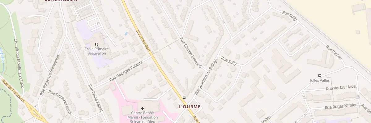 Plan du 52 Rue Claude Bernard à Saint-Brieuc