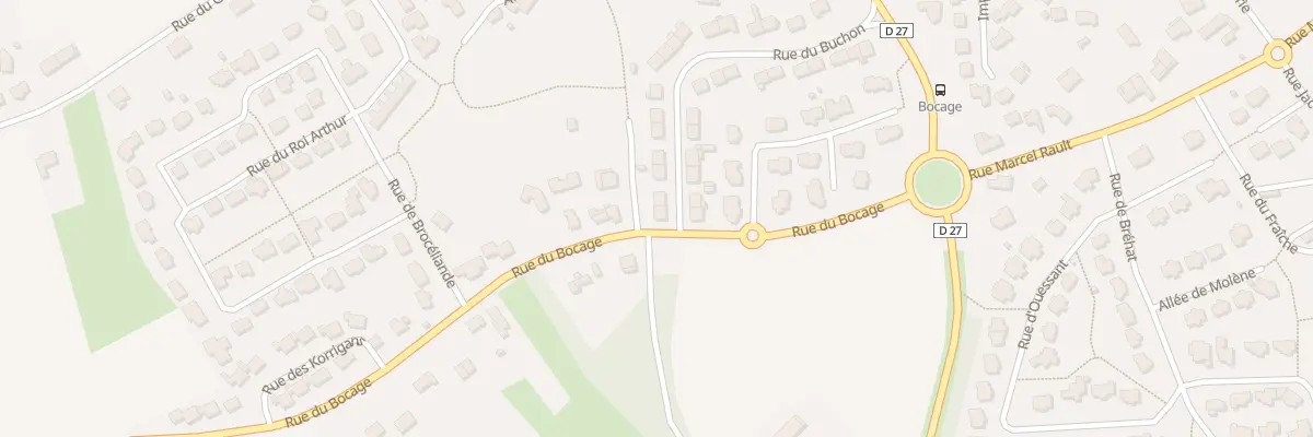 Plan du 34 Rue du Buchon à Trégueux