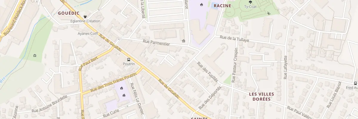 Plan du 7 Rue de La Tullaye à Saint-Brieuc