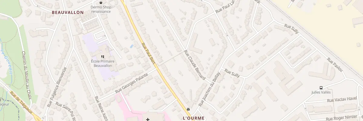 Plan du 44 Rue Claude Bernard à Saint-Brieuc