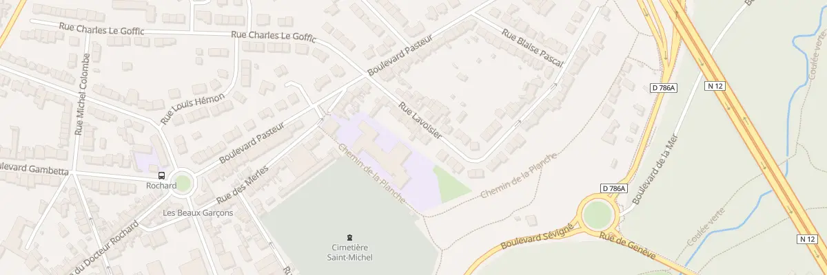 Plan du 18 Rue Lavoisier à Saint-Brieuc