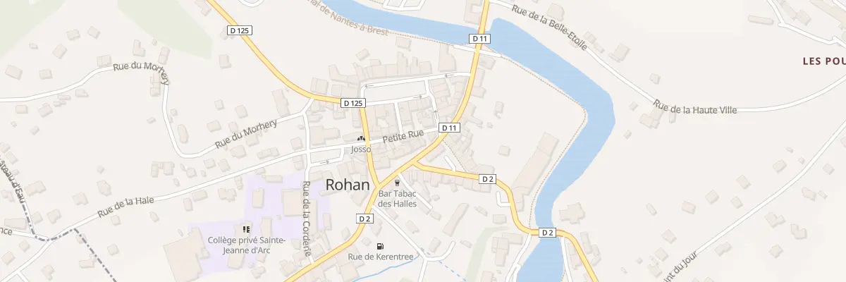Plan du 16 Rue du Pont d’Oust à Rohan