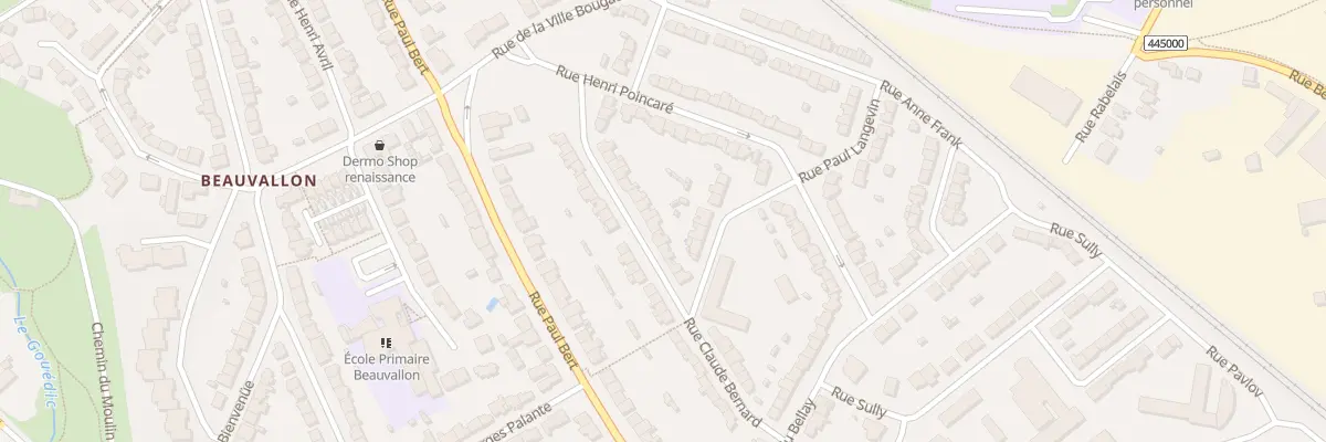 Plan du 21 Rue Claude Bernard à Saint-Brieuc