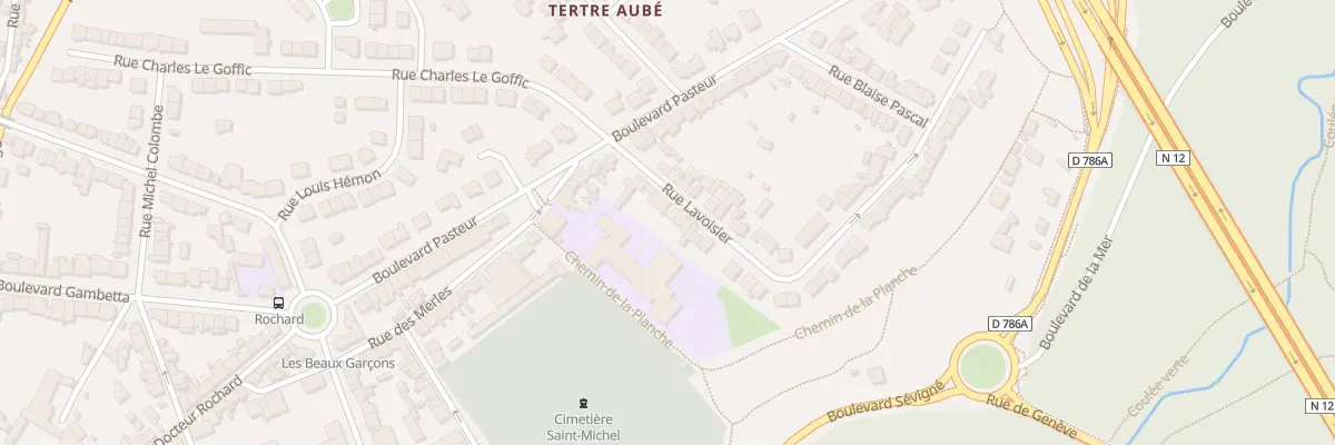 Plan du 14 Rue Lavoisier à Saint-Brieuc