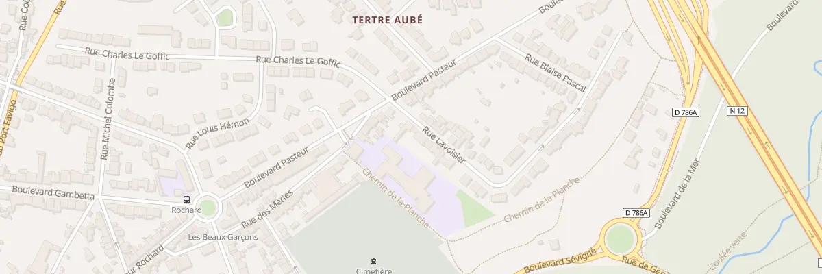 Plan du 8 Rue Lavoisier à Saint-Brieuc
