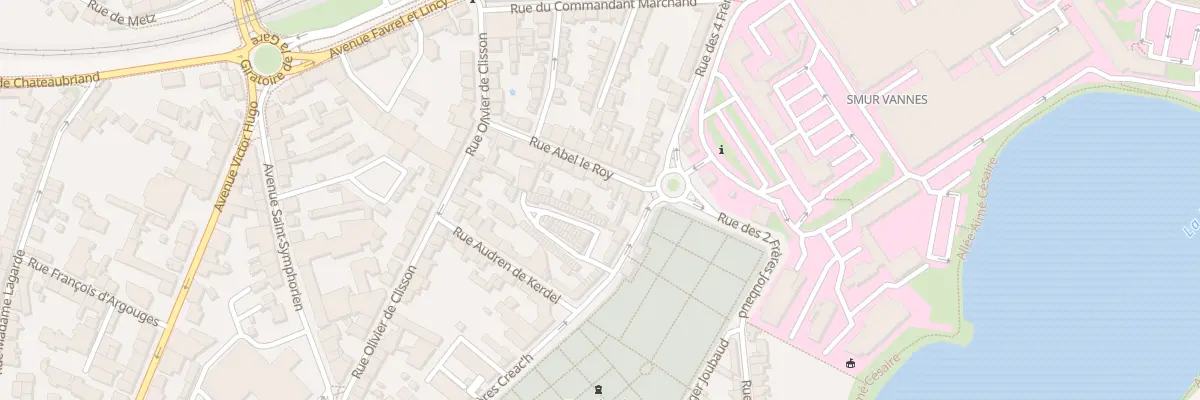 Plan du 18 Rue Abel Le Roy à Vannes