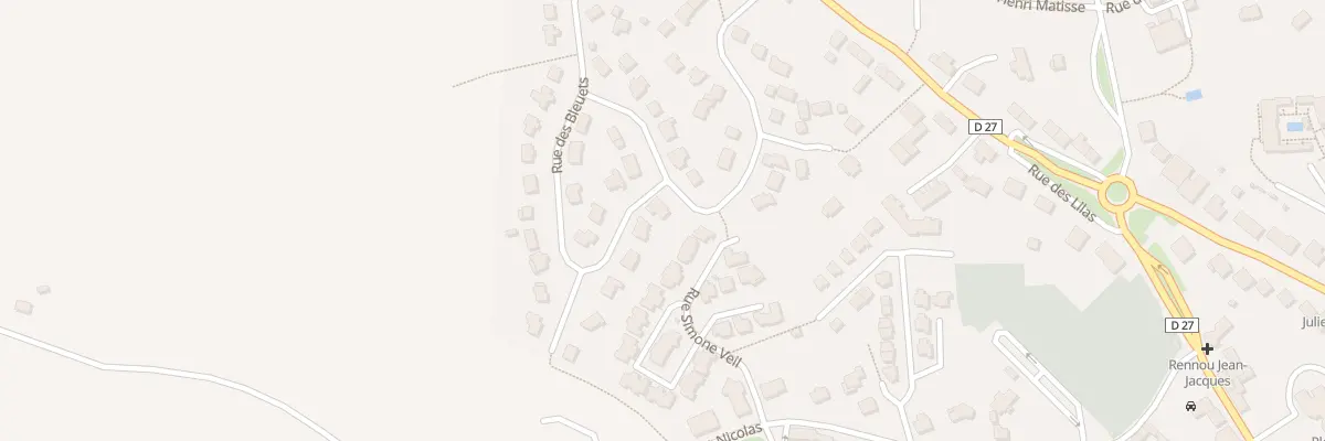 Plan du 2 Rue des Acacias à Plédran
