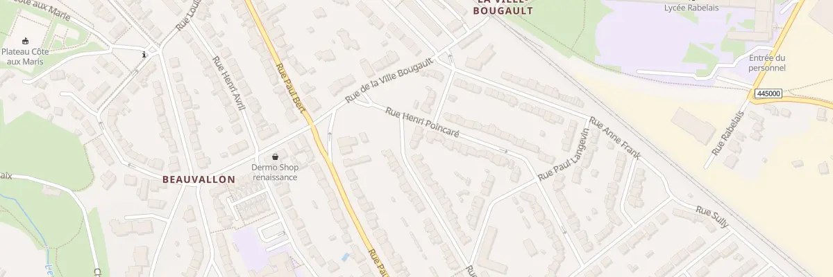 Plan du 1 Rue Claude Bernard à Saint-Brieuc