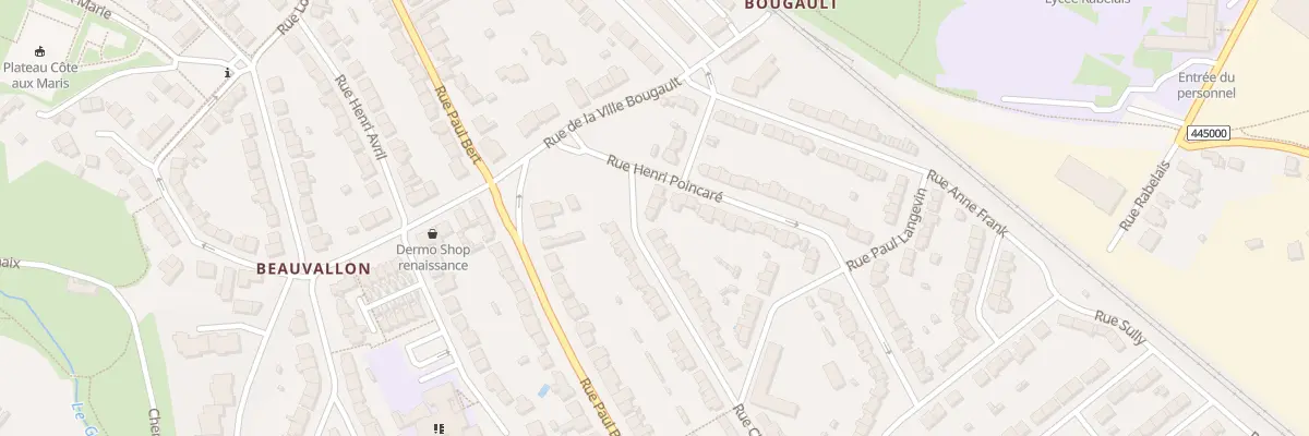 Plan du 3 Rue Claude Bernard à Saint-Brieuc