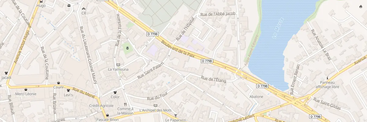 Plan du 36 Rue Saint-Patern à Vannes