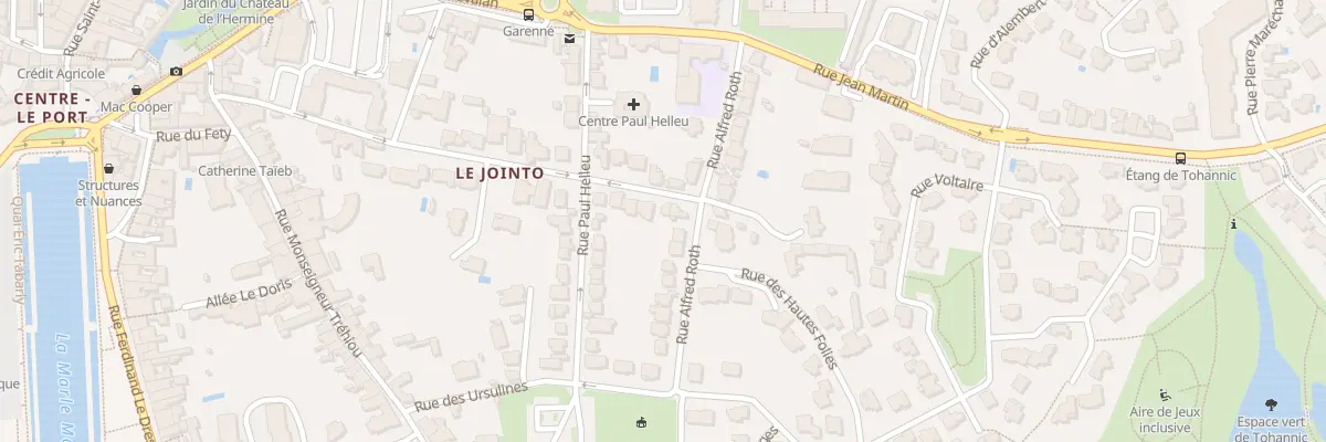 Plan du 38 Rue du Jointo à Vannes