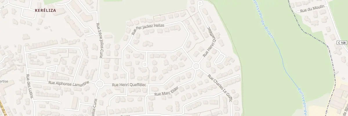 Plan du 58 Rue Per Jackez Helias à Vannes