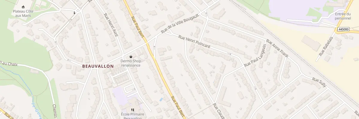 Plan du 8 Rue Claude Bernard à Saint-Brieuc