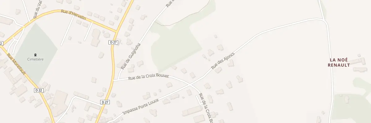 Plan du 16 Rue de la Croix Bouvet à Plœuc-L’Hermitage